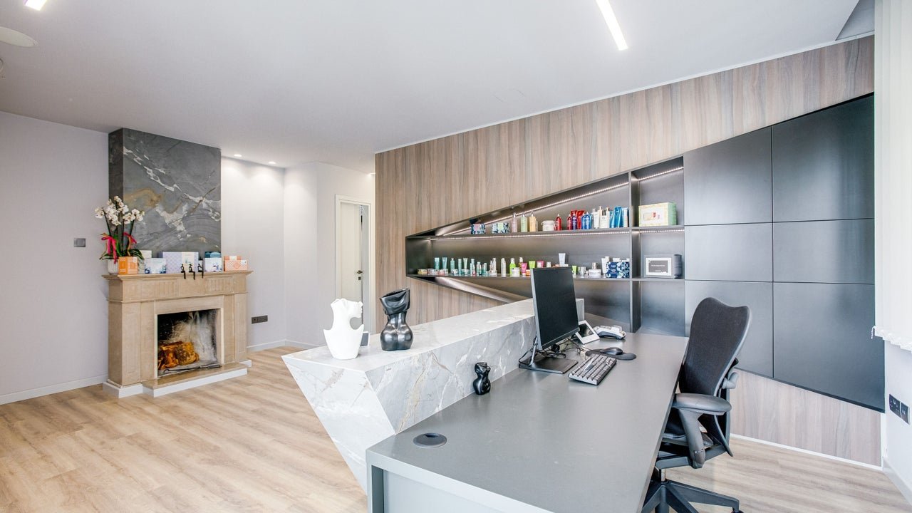 The consultation lounge at Beauty in the City